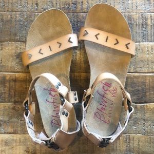 Blowfish Malibu kids sandals with zipper, size:1